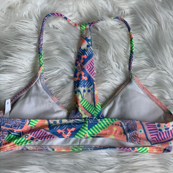 Delia’s Colorful Bikini Top - Picture 2 of 2